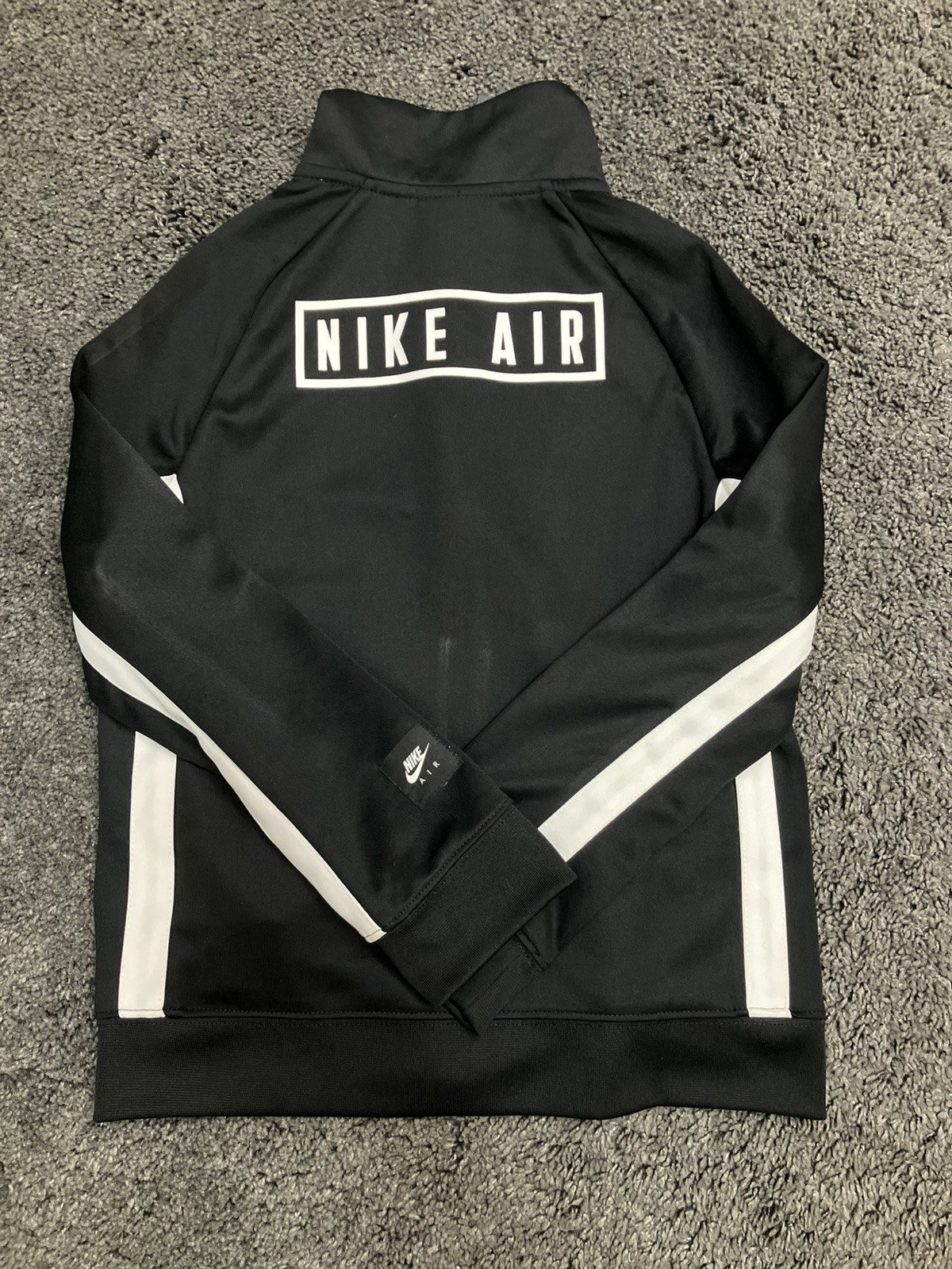 Nike Air Black Tracksuit Track Top Jacket S Small 128-137cm BV3603-010 RRP £40 image 6