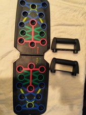 28 in 1 Push Up Rack Board, Foldable Home Workout Equipment Pushup Stands Black