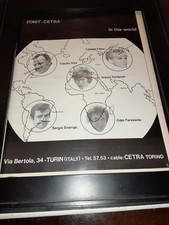 Claudio Villa, Carnen Villani Rare Original Fonit Cetra Promo Poster Ad Framed