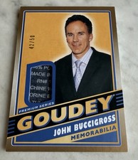 2020 Goodwin John Buccigross 2 Color Laundry Tag Patch 42/50 ESPN Sportscenter
