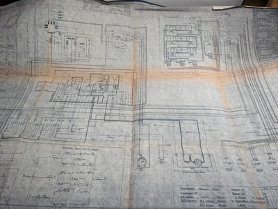 NEVELIN ELECTRIC MERCURY ARC RECTIFIER MACHINE TOOL DRAWING DIAGRAM BLUE PRINT