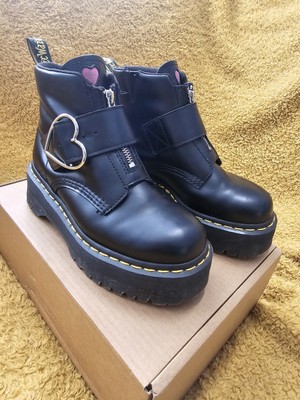 Lazy Oaf Doc Martens Buckle Boot Dr Martens X Lazy Oaf Heart