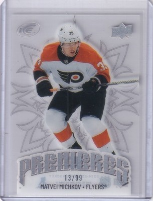 2024-25 Upper Deck Ice Hockey Matvei Michkov Premieres #13/99