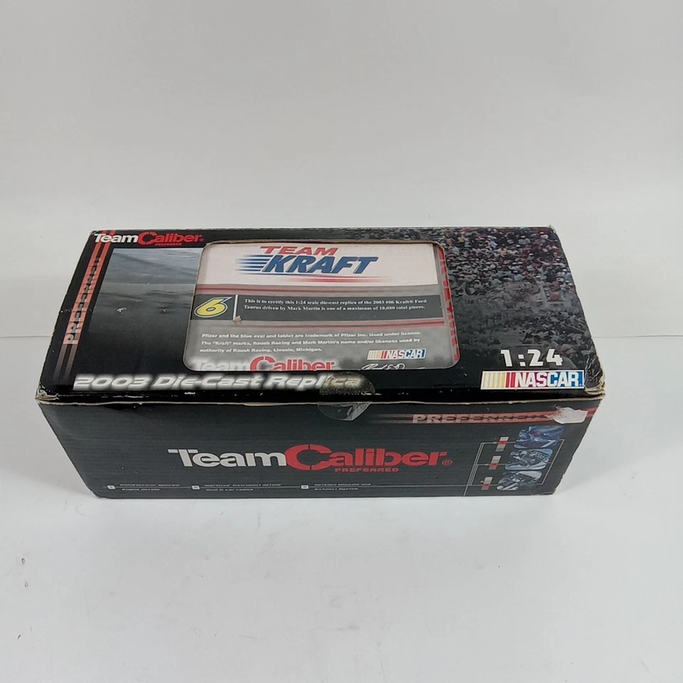 Mark Martin No6 2003 Kraft Velveeta Ford Taurus 1:24 командный калибр владельцы Roush337 - Изображение 2 из 4