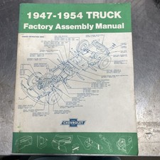1947-1954 Chevrolet Truck Factory Assembly Manual Chevy Pickup 3100 3600 Nice