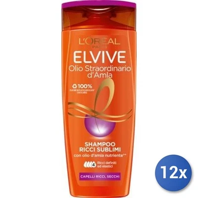 12X Bundle Elvive Shampoo Locken Sublim In Außergewöhnlichem Öl - Bild 1 von 3