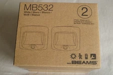Mr. Beams MB532 Wireless Battery-Operated White LED Step/Deck Light 2 Pack