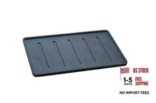 MatRx Automotive Floor Mat Universal Heel Protector Pad with Carpet 1 Pack Gray