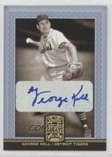 2005 Donruss Greats Gold Holofoil Signatures George Kell #32 Auto HOF gy2