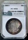 1880-S Morgan Silver Dollar $1 – Very HIGH Grade Nicely Toned!