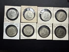 Lot of (8) 1965-1969 Kennedy Half Dollars - 40% Silver - BU/UNC Mixed Dates