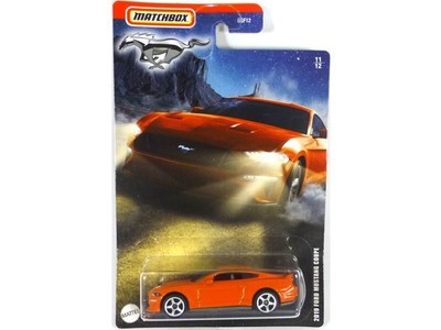 FORD Mustang - 2019 - orange - MATCHBOX 1:64