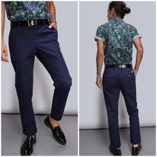 Wildfang The Essential Utility Pant Navy Blue Full Length Tapered Leg Sz 4 NWT