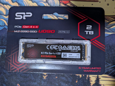 Silicon Power 2TB UD90 NVMe PCIe Gen4x4 M.2 2280 SSD