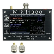 Analyseur d'antenne compact Mini1300 pour HF VHF UHF avec interface écran tacti