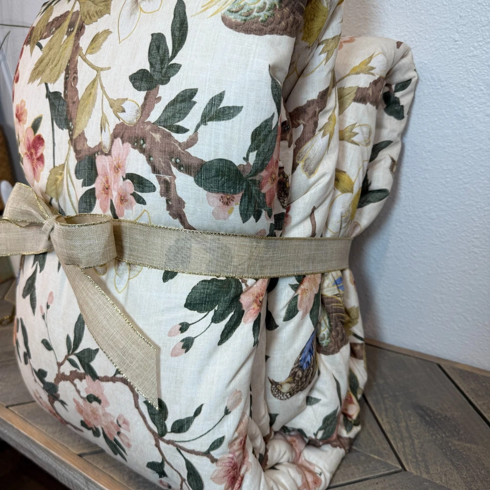 NEW!! POTTERY BARN NOLA SONGBIRD COMFORTER, FULL QUEEN ~ IVORY - Image 4 of 4