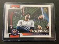 Brice Matthews 2026 Topps Series 1 Rookie GOLDEN MIRROR IMAGE VARIATION SSP! $$$