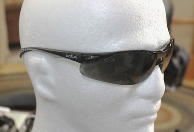 Bollé -ILUKA  Protective Eyewear Glasses Smoke Lens Blk/Gray Frame (FREE SHIP)