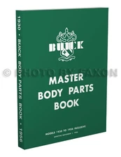 Buick Illustrated Master Body Parts Book 1952 1953 1954 1955 1956 Catalog Manual