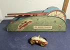 Vintage 1940s Wolverine Jet Roller Coaster Lithograph Tin Windup Toy W/  Car