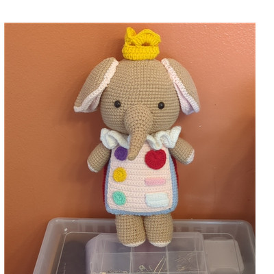Cutie Handmade Crochet Elephant From It Takes Two
