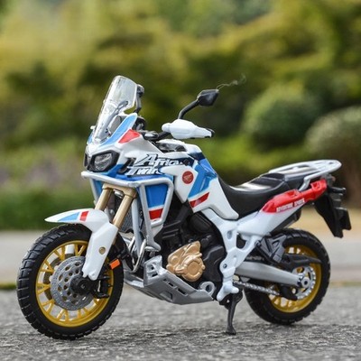 1:18 Africa Twin Adventure Motorrad Diecast Modell Display Spielzeug Geschenkset