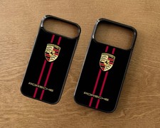 Porsch Super Car Logo iPhone 2D Rubber Case