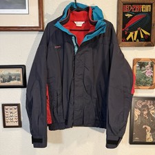 Vintage 90s Columbia Bugaboo Men  s Black Zip-Up Designer 2 In 1 Jacket Size XL