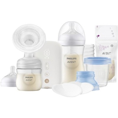 Philips AVENT Elektrische Einzelmilchpumpe Premium im Set Milchpumpe (SCD330/31)