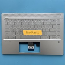 New Palmrest Keyboard Fingerprint Holes For HP Pavilion 14-CE Series L19195-001