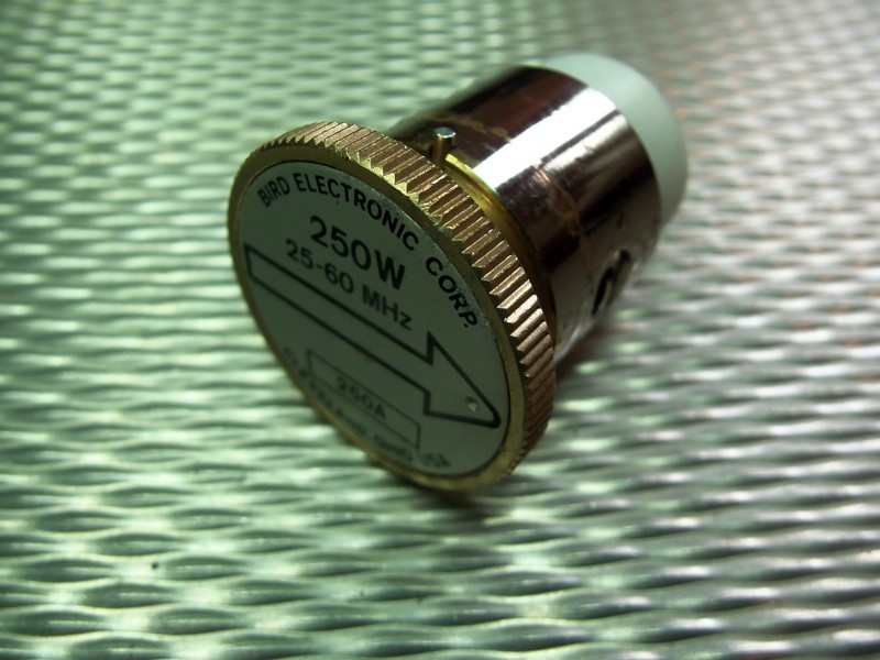 Bird 43 Thruline WattMeter Element 250W 250A 25-60MHz