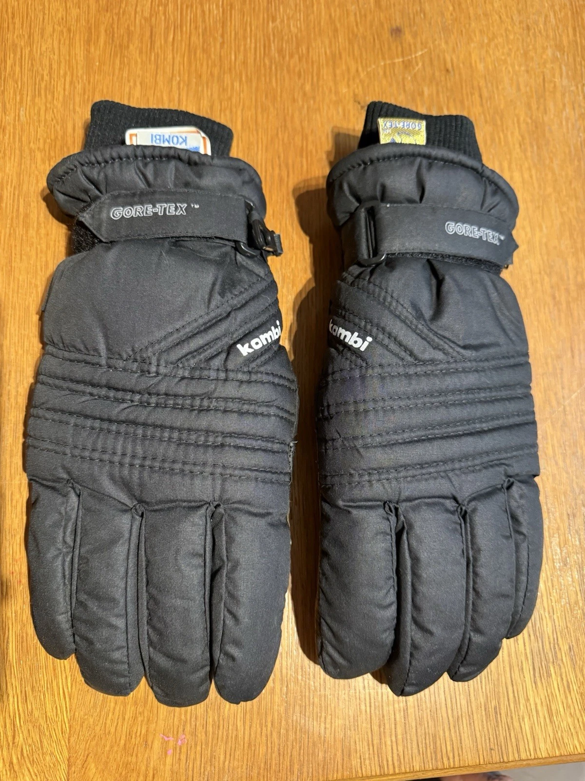 Kombi Men’s L Black Gore-Tex Permaloft Ski Snowmobile Winter Gloves Y2K