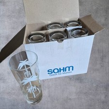 Neu! AFRI COLA Gl&auml;ser - 6 x OVP Set / 0,4l Exklusiv-Becher Tumbler Bar Glas sahm