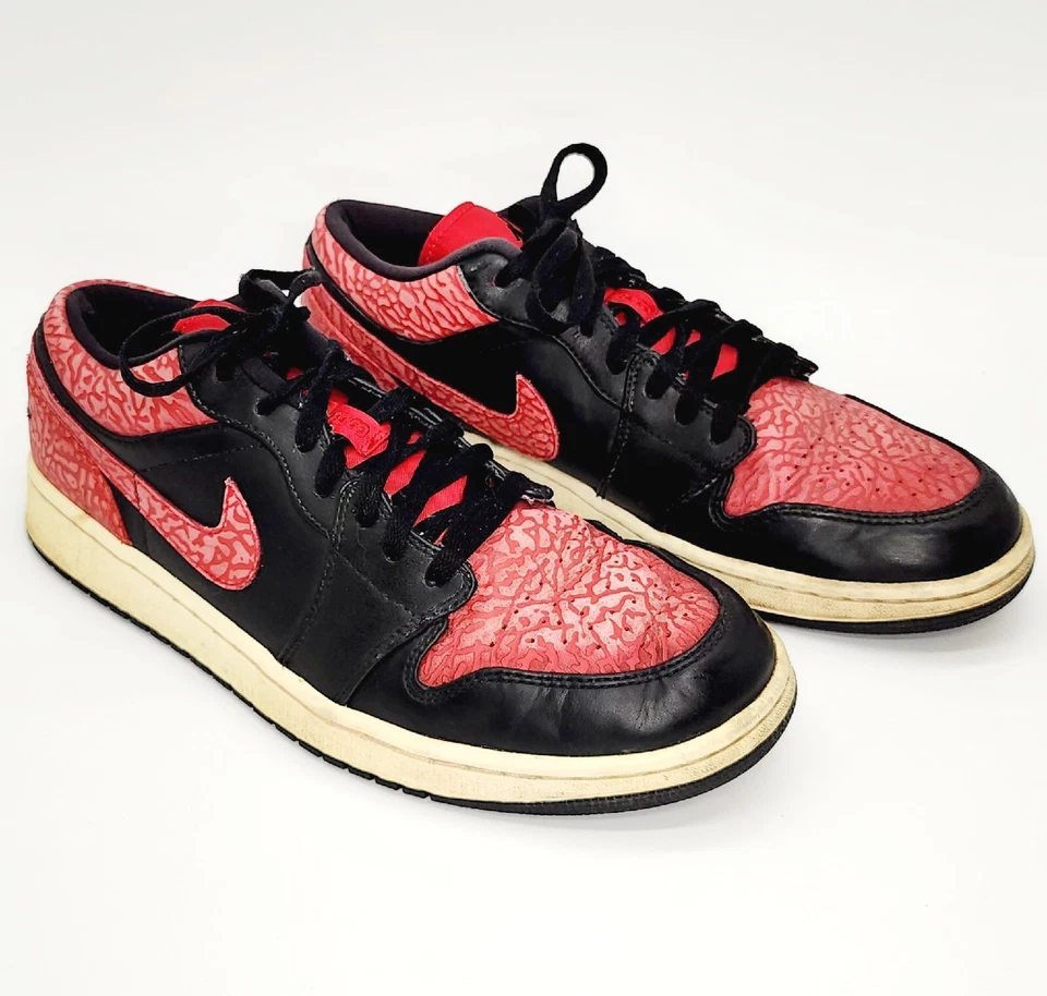 Reduced! Nike Air Jordan 1 Retro 2014 Low Bred Elephant Print 553558-013 Mens 12 - Image 3 of 4