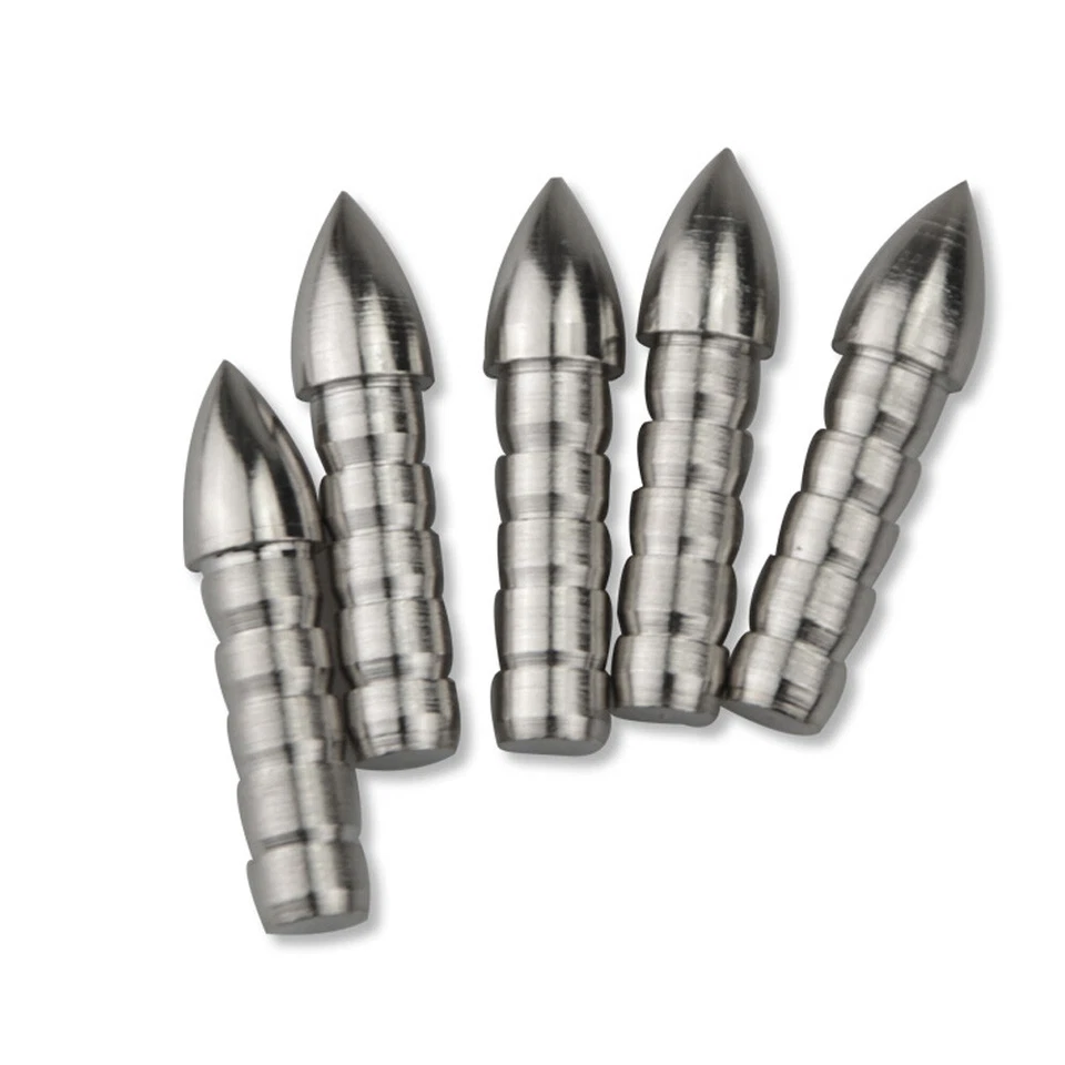 100gr Archery Arrowheads Insert Points ID6.2mm Arrow Shaft Field Tips Target - Image 3 of 4