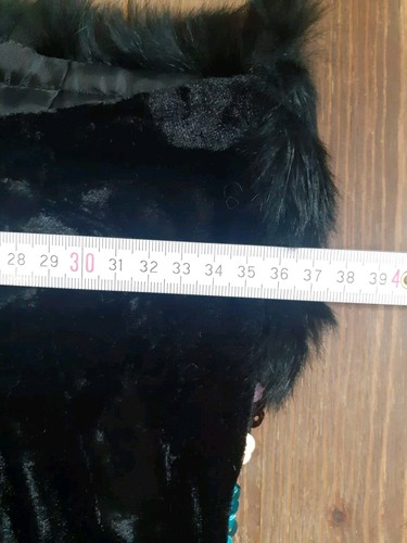 🍹Extravagantes Mini Cocktailkleid S/36 Bunt Pailetten Ärmellos Strick Party - Bild 15 von 18