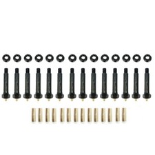 14-pack 916 X 3 Trailer Leaf Spring Wet Bolts Wbronze Bushings