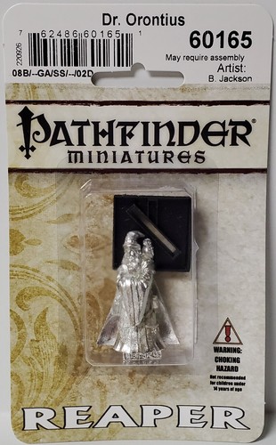 DR ORONTIUS (Human Wizard) Reaper Miniatures Pathfinder REM60165 D&D - Picture 2 of 3