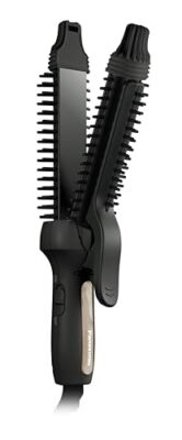 Panasonic Brush Iron Compact Curl Straight 2way 26mm Black EH-HV42