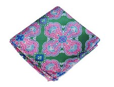 Lord R Colton Masterworks Pocket Square - Cape Horn Emerald Silk - 75 New