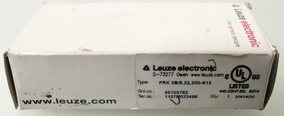 Leuze Reflex-Lichtschranke polarisiert PRK 3B/6.22,200-S12 | 50105762