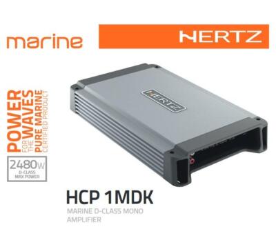 Hertz HCP 1MDK Boote Marine Outdoor 1-Kanal Mono Verstärker 1240 Watt RMS