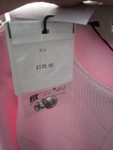 Marella Emme Jacket by Max Mara Women's Pink Size 14 Brand New With Tags - Picture 6 of 12
