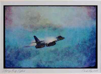 359098 Rockwell International B 1B Lancer US Air Force Ltd Ed A3 Watercol