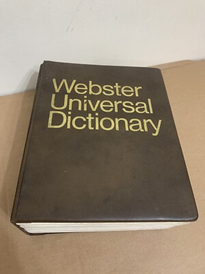 Webster Universal Dictionary Unabridged International Edition Colour Illustrated