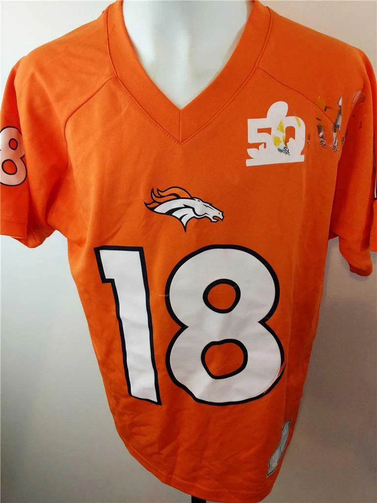 Peyton manning best sale broncos jersey 4xl