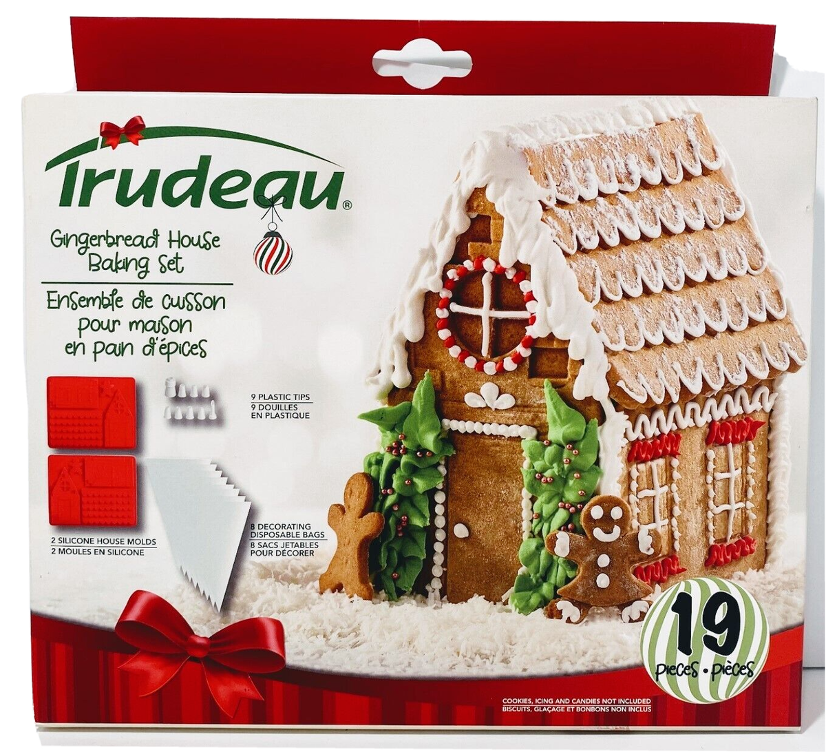 Christmas Trudeau Gingerbread House Baking Silicone Set 19