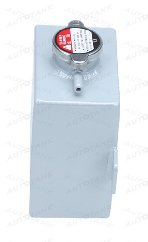 Aluminum Alloy Radiator Coolant Overflow Expansion Tank Silver 1200ML Universal - Picture 8 of 8
