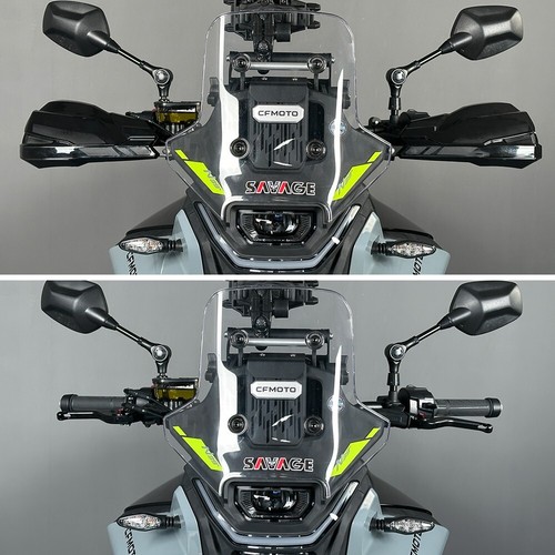 Motorcycle Handlebar Handguard Hand Shield Protector For CFMOTO 450MT 2024-2025 - Picture 2 of 24