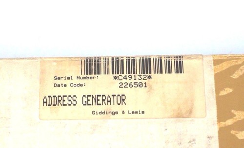 USED GIDDINGS & LEWIS 502-02722-00 ADDRESS GENERATOR BOARD 5020272200 - Picture 2 of 5
